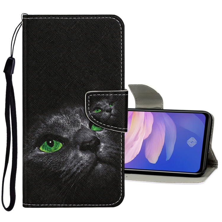 Colored Drawing Pattern Horizontal Flip Leather Case with Holder &amp; Card Slots &amp; Wallet, For Vivo S1 Pro