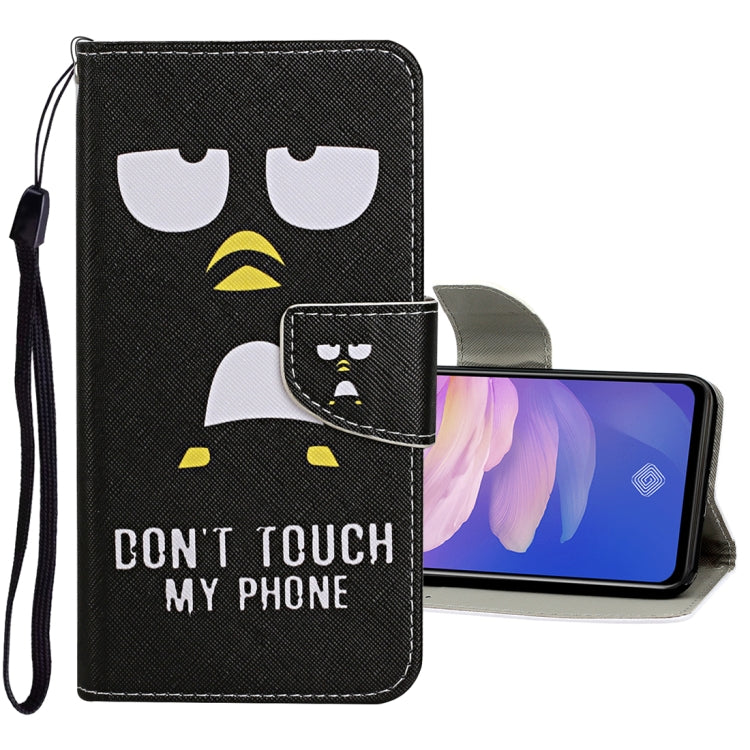 Colored Drawing Pattern Horizontal Flip Leather Case with Holder &amp; Card Slots &amp; Wallet, For Vivo V17 Pro