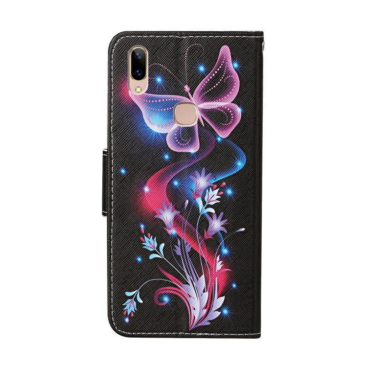 Colored Drawing Pattern Horizontal Flip Leather Case with Holder & Card Slots & Wallet, For Vivo Y91 / Y95 / Y91i