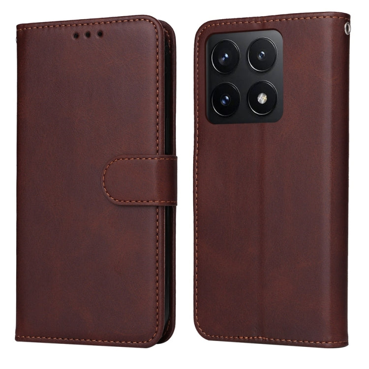 Classic Calf Texture Flip Leather Phone Case