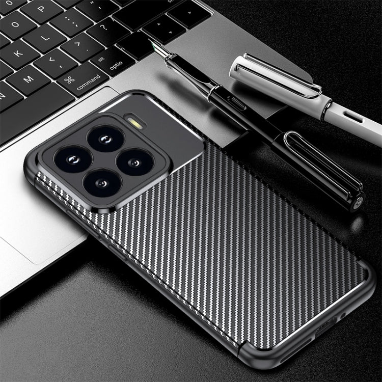 Carbon Fiber Texture Shockproof TPU Phone Case