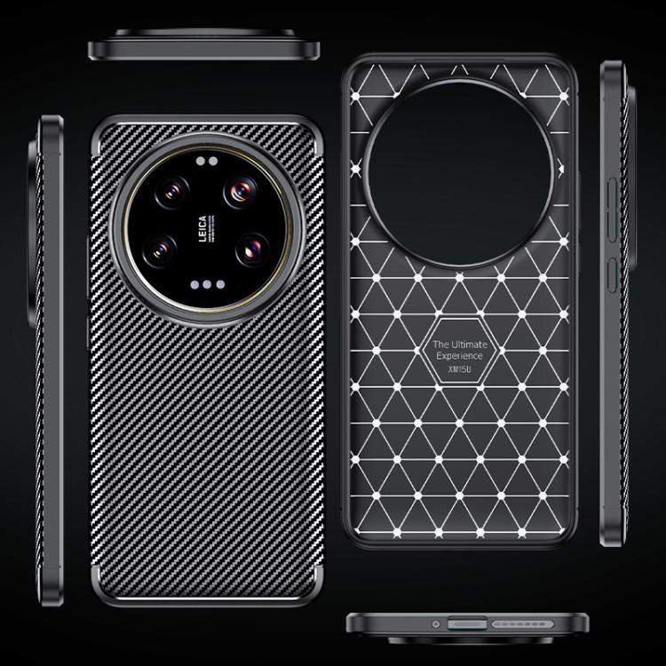 Carbon Fiber Texture Shockproof TPU Phone Case, For Xiaomi 15 Ultra, For Xiaomi 15 Pro, For Xiaomi 15, For Xiaomi 14T Pro, For Xiaomi 14T