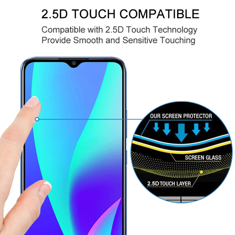 25 PCS Full Glue Full Screen Tempered Glass Film, For OPPO Realme C15 (25 PCS), For OPPO Realme 6 (25 PCS), For OPPO Realme 6 Pro (25 PCS), For Motorola Moto G Fast (25 PCS), For OPPO Realme 6i (25 PCS), For Samsung Galaxy A Quantum (25 PCS)