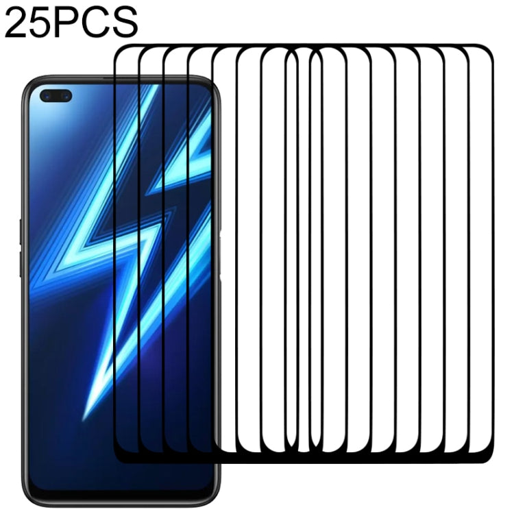 25 PCS Full Glue Full Screen Tempered Glass Film, For OPPO Realme C15 (25 PCS), For OPPO Realme 6 (25 PCS), For OPPO Realme 6 Pro (25 PCS), For Motorola Moto G Fast (25 PCS), For OPPO Realme 6i (25 PCS), For Samsung Galaxy A Quantum (25 PCS)