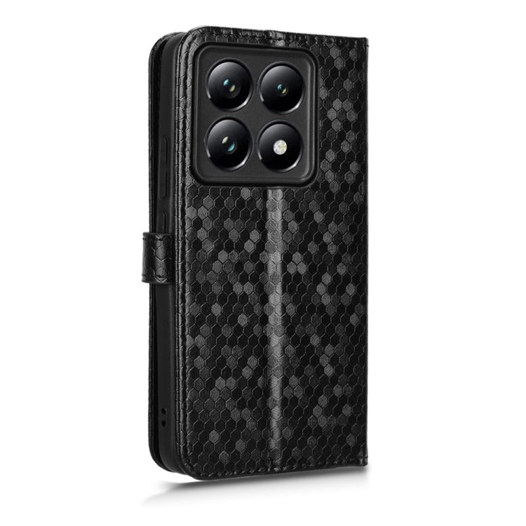 Honeycomb Dot Texture Leather Phone Case, For Xiaomi 14T