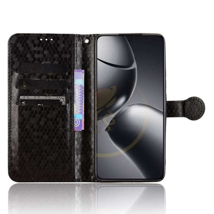 Honeycomb Dot Texture Leather Phone Case, For Xiaomi 14T