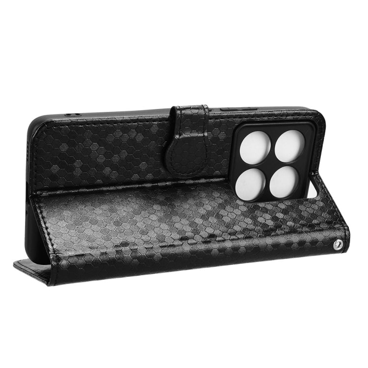 Honeycomb Dot Texture Leather Phone Case, For Xiaomi 14T