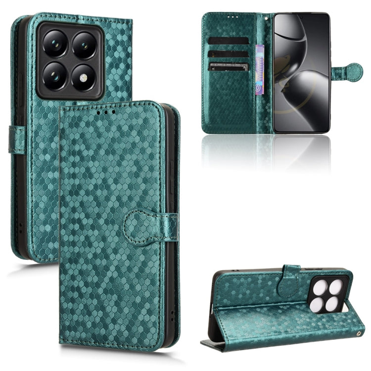 Honeycomb Dot Texture Leather Phone Case
