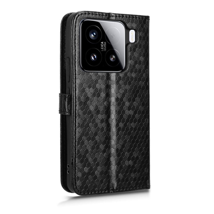 Honeycomb Dot Texture Leather Phone Case, For Xiaomi 15 Pro, For Xiaomi 15, For Xiaomi 14T Pro, For Xiaomi 14T