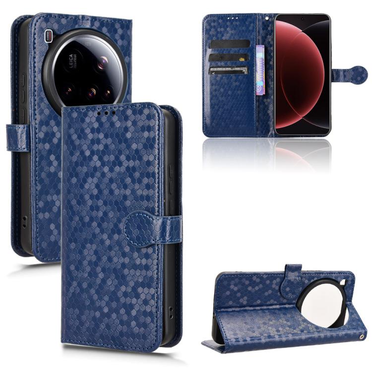 Honeycomb Dot Texture Leather Phone Case, For Xiaomi 15 Ultra, For Xiaomi 15 Pro, For Xiaomi 15, For Xiaomi 14T Pro, For Xiaomi 14T