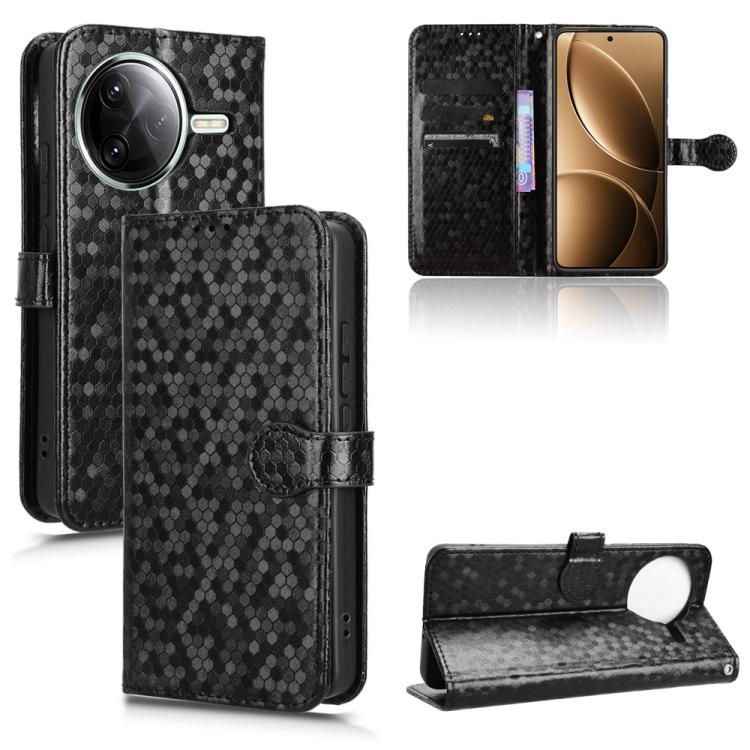 Honeycomb Dot Texture Leather Phone Case