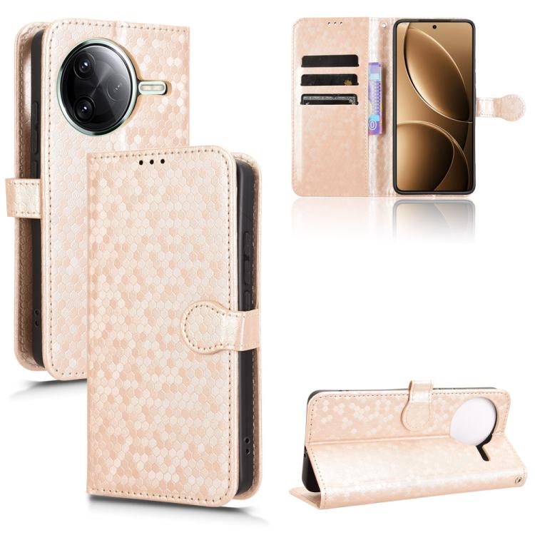 Honeycomb Dot Texture Leather Phone Case