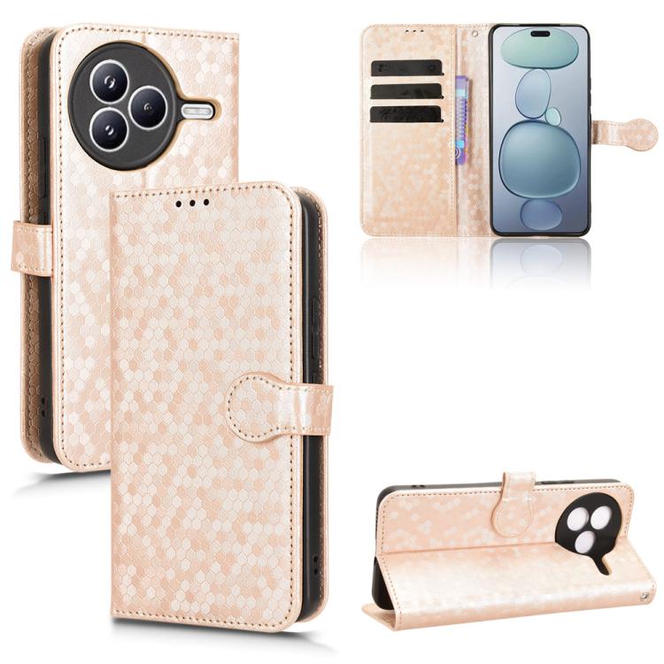 Honeycomb Dot Texture Leather Phone Case
