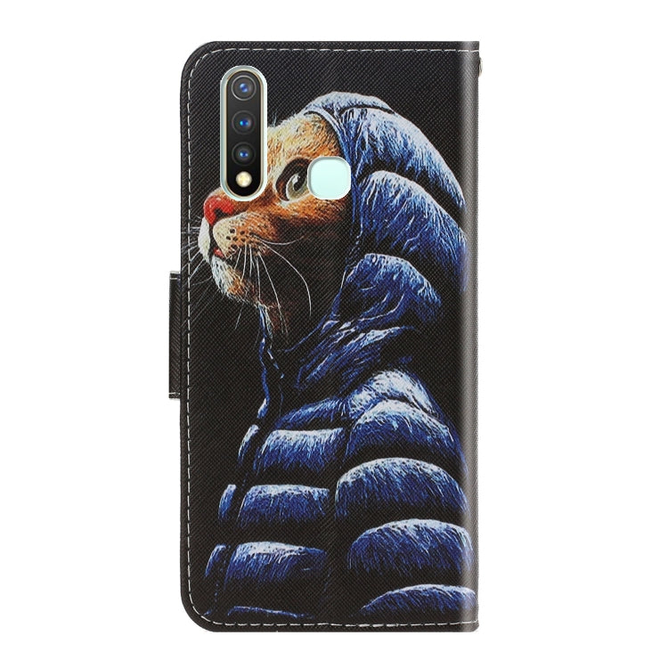 3D Colored Drawing Horizontal Flip PU Leather Case with Holder & Card Slots & Wallet, For Vivo Y19