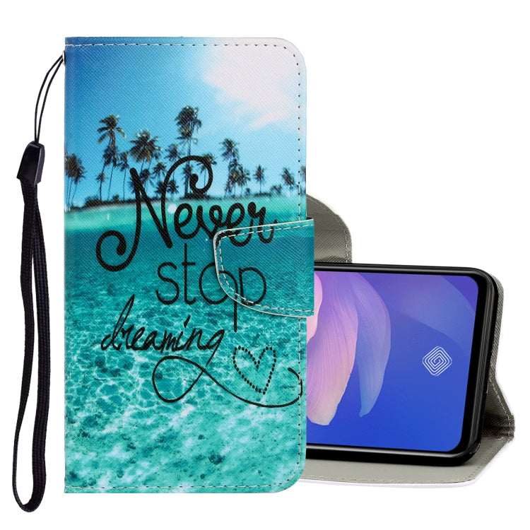3D Colored Drawing Horizontal Flip PU Leather Case with Holder &amp; Card Slots &amp; Wallet, For Vivo V19