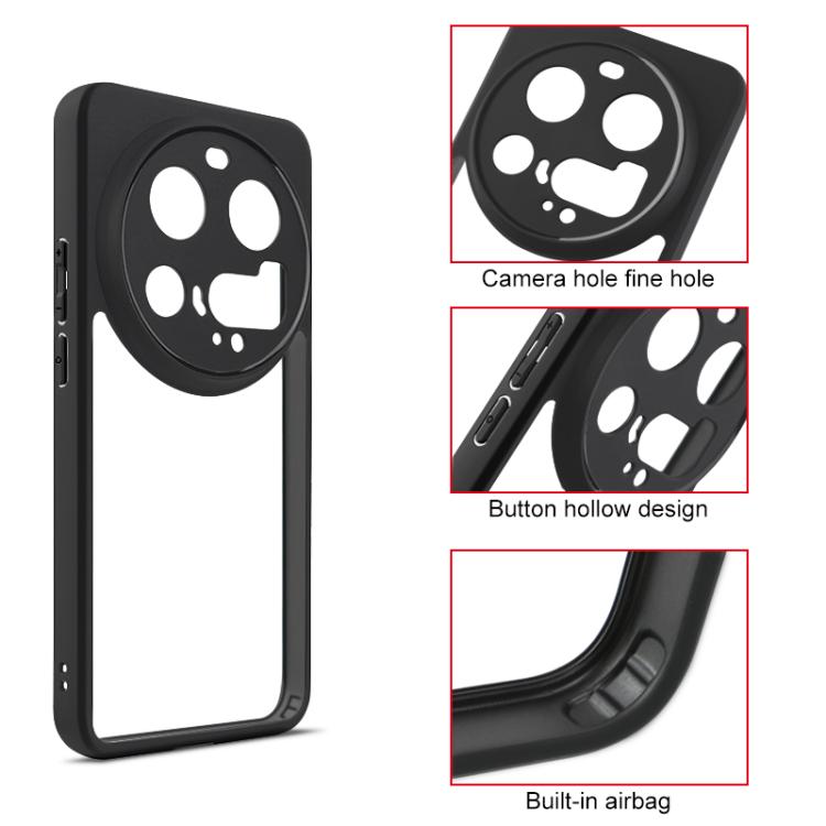 Frosted TPU Hybrid Transparent PC Phone Case