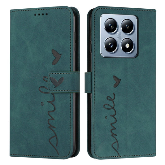 Skin Feel Heart Embossed Leather Phone Case