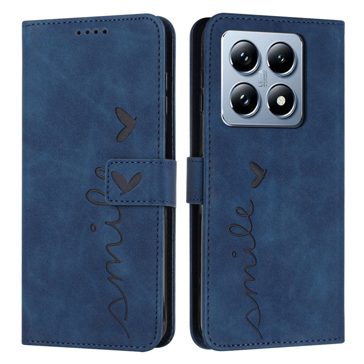 Skin Feel Heart Embossed Leather Phone Case