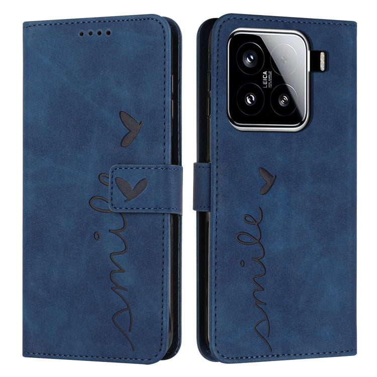 Skin Feel Heart Embossed Leather Phone Case