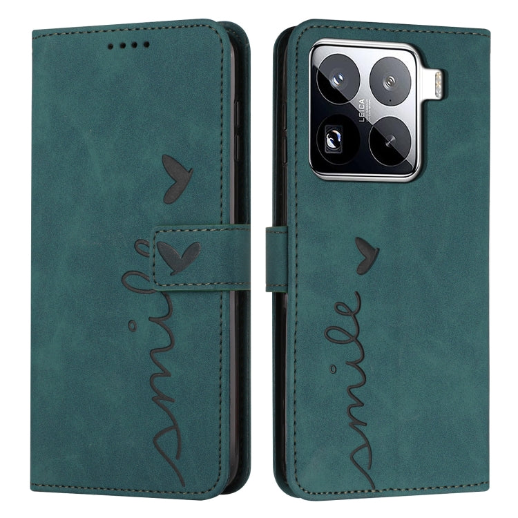 Skin Feel Heart Embossed Leather Phone Case