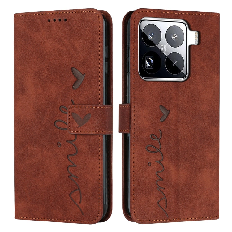 Skin Feel Heart Embossed Leather Phone Case