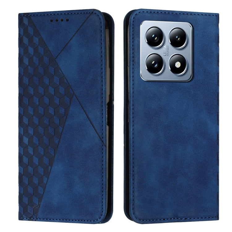 Diamond Splicing Skin Feel Magnetic Leather Phone Case