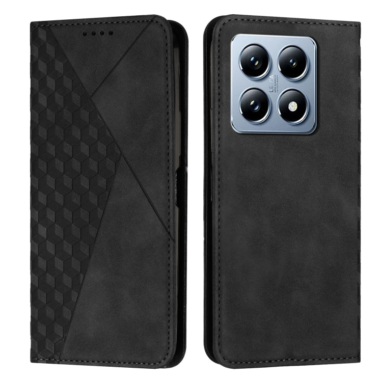 Diamond Splicing Skin Feel Magnetic Leather Phone Case