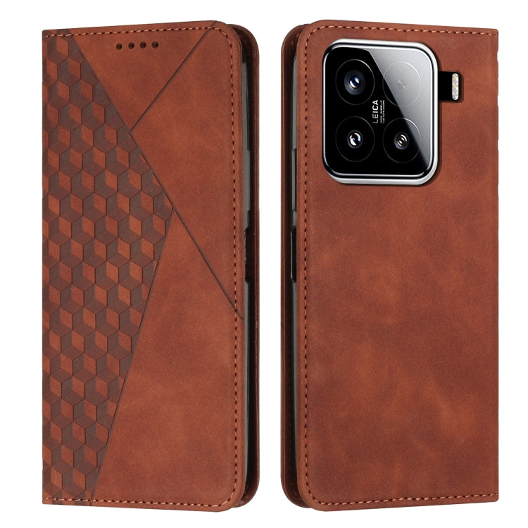 Diamond Splicing Skin Feel Magnetic Leather Phone Case