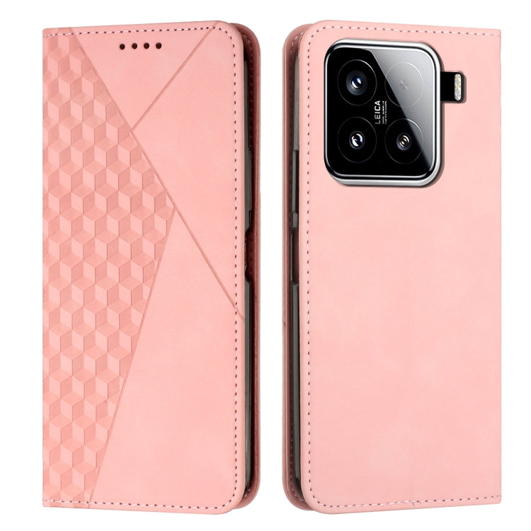 Diamond Splicing Skin Feel Magnetic Leather Phone Case