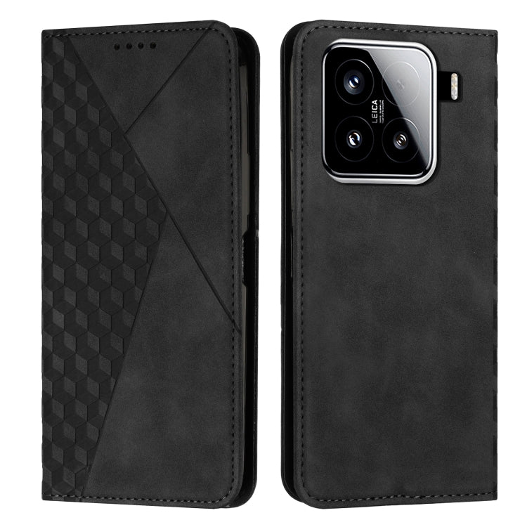 Diamond Splicing Skin Feel Magnetic Leather Phone Case
