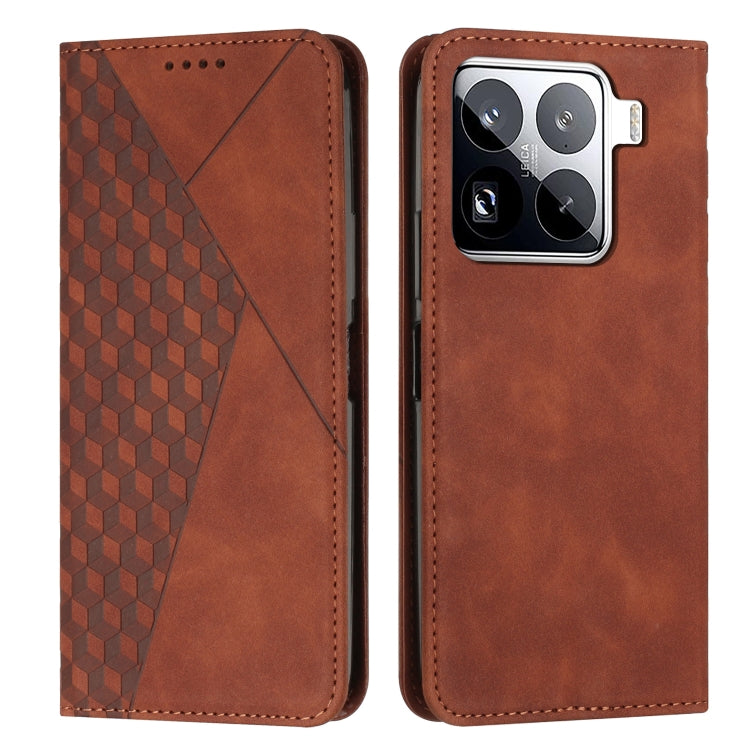 Diamond Splicing Skin Feel Magnetic Leather Phone Case