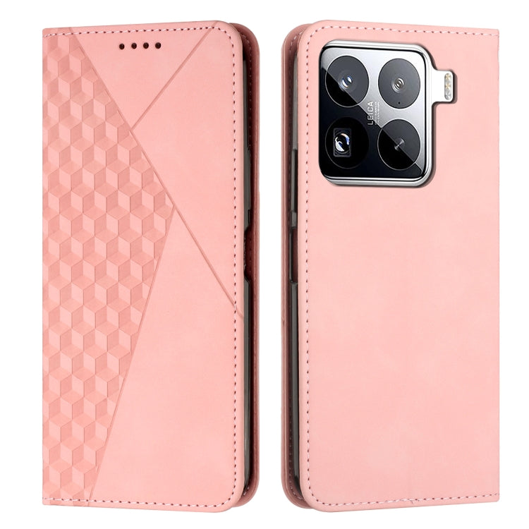 Diamond Splicing Skin Feel Magnetic Leather Phone Case