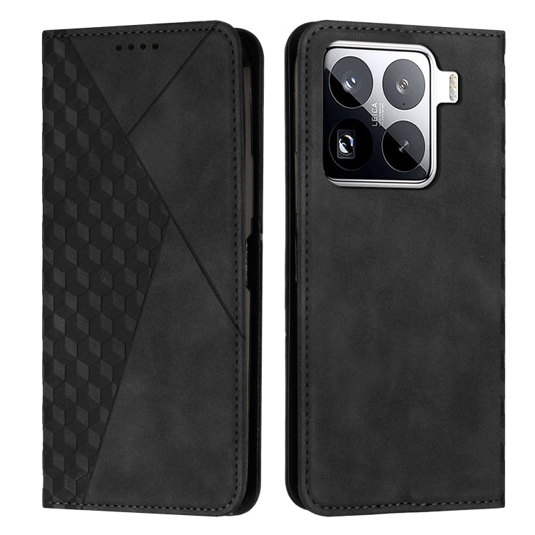 Diamond Splicing Skin Feel Magnetic Leather Phone Case