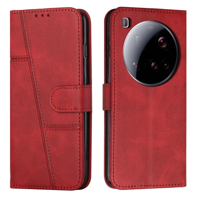 Stitching Calf Texture Buckle Leather Phone Case, For Xiaomi 15 Ultra, For Xiaomi 15 Pro, For Xiaomi 15, For Xiaomi 14T Pro