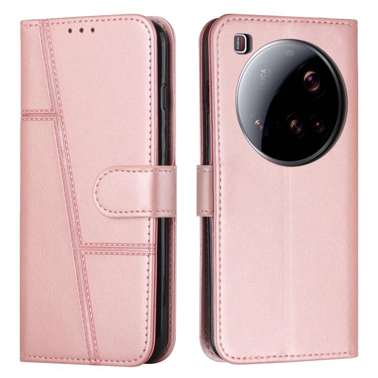 Stitching Calf Texture Buckle Leather Phone Case, For Xiaomi 15 Ultra, For Xiaomi 15 Pro, For Xiaomi 15, For Xiaomi 14T Pro