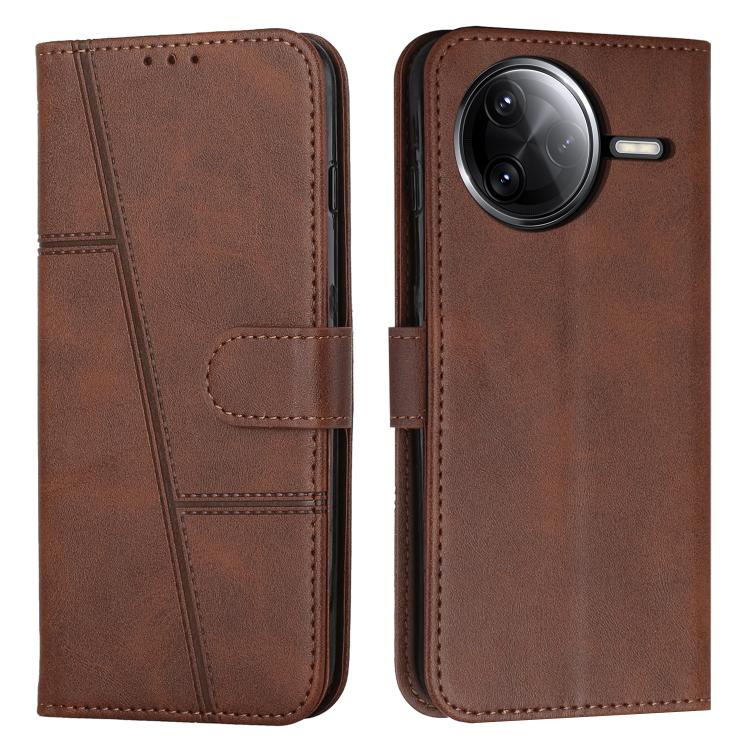 Stitching Calf Texture Buckle Leather Phone Case, For Xiaomi 15T Pro, For Xiaomi 15T, For Xiaomi Poco F7, For Xiaomi Poco F7 Pro / F7 Ultra