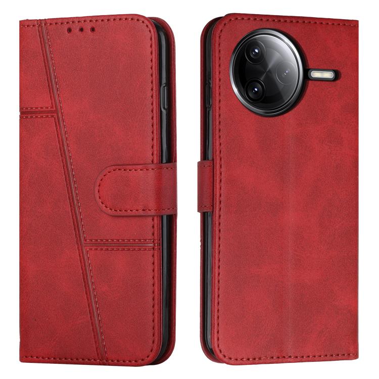 Stitching Calf Texture Buckle Leather Phone Case, For Xiaomi 15T Pro, For Xiaomi 15T, For Xiaomi Poco F7, For Xiaomi Poco F7 Pro / F7 Ultra