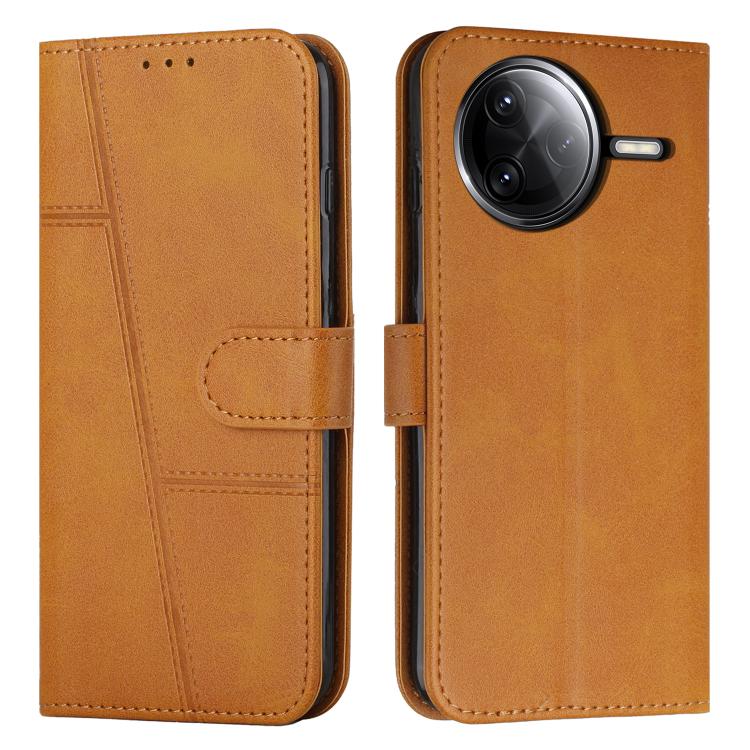 Stitching Calf Texture Buckle Leather Phone Case, For Xiaomi 15T Pro, For Xiaomi 15T, For Xiaomi Poco F7, For Xiaomi Poco F7 Pro / F7 Ultra