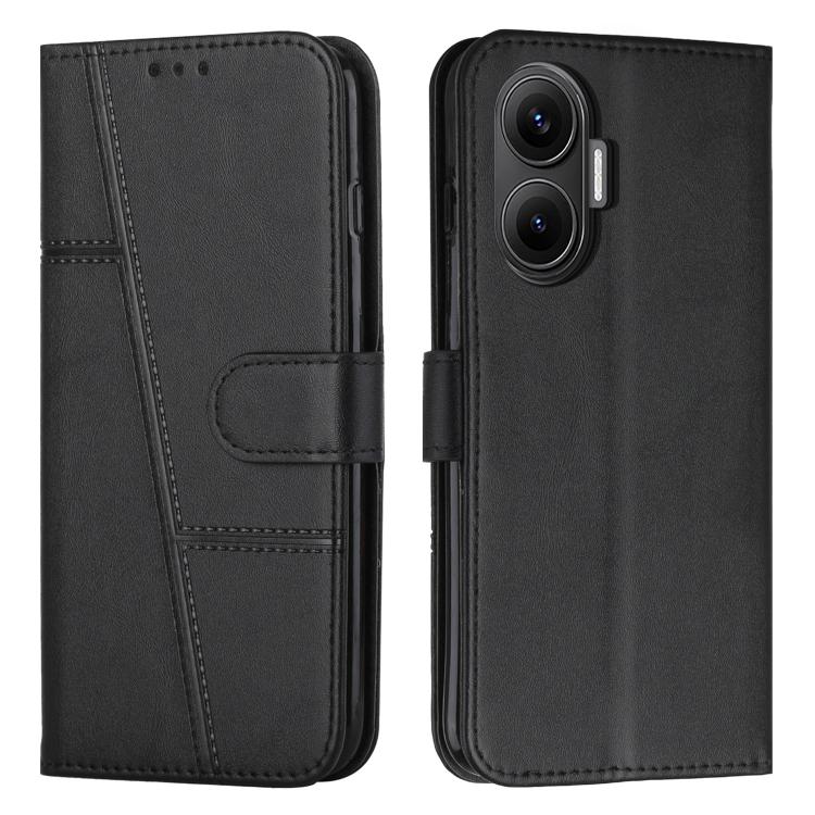 Stitching Calf Texture Buckle Leather Phone Case, For Xiaomi 15T Pro, For Xiaomi 15T, For Xiaomi Poco F7, For Xiaomi Poco F7 Pro / F7 Ultra