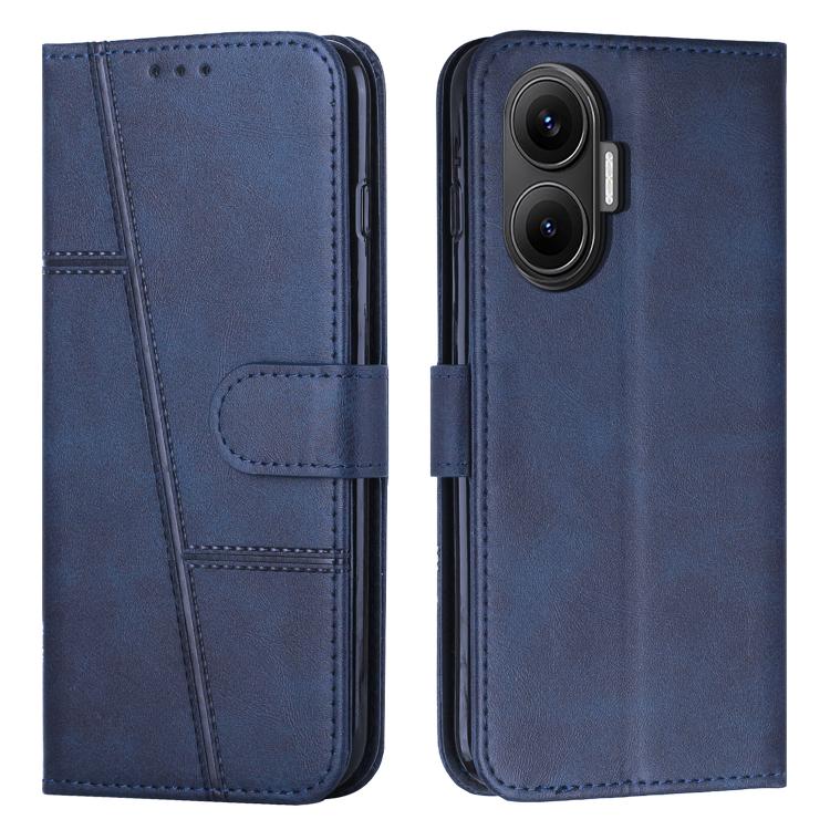 Stitching Calf Texture Buckle Leather Phone Case, For Xiaomi 15T Pro, For Xiaomi 15T, For Xiaomi Poco F7, For Xiaomi Poco F7 Pro / F7 Ultra