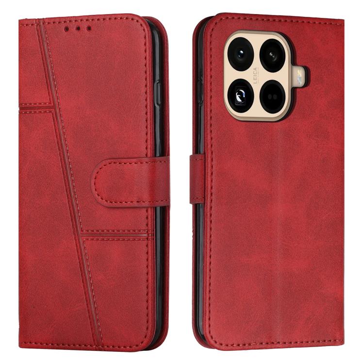Stitching Calf Texture Buckle Leather Phone Case, For Xiaomi 15T Pro, For Xiaomi 15T, For Xiaomi Poco F7, For Xiaomi Poco F7 Pro / F7 Ultra