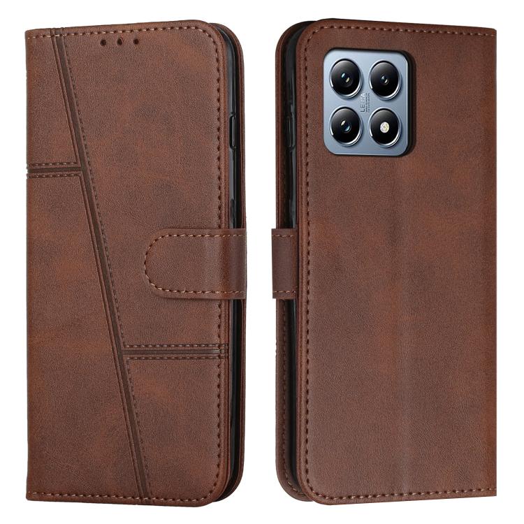 Stitching Calf Texture Buckle Leather Phone Case, For Xiaomi 15T Pro, For Xiaomi 15T, For Xiaomi Poco F7, For Xiaomi Poco F7 Pro / F7 Ultra