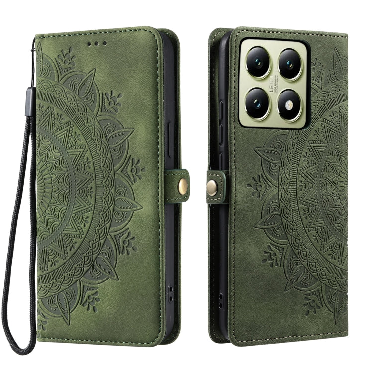Skin Feel Totem Embossed Leather Phone Case