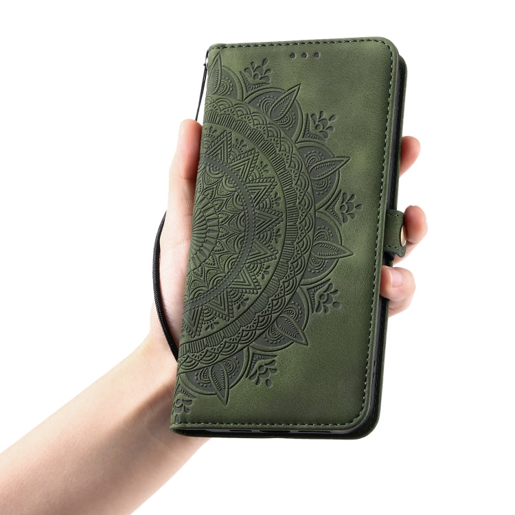 Skin Feel Totem Embossed Leather Phone Case