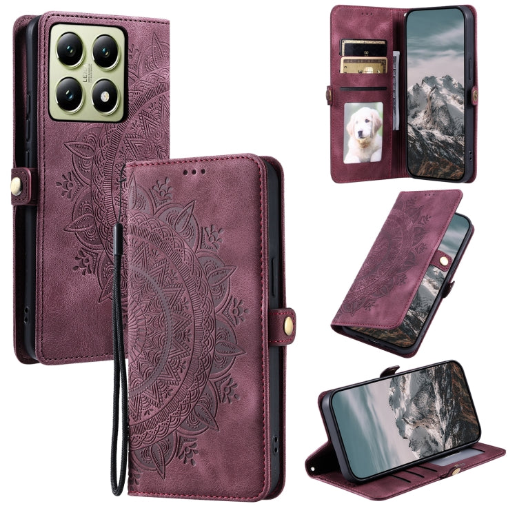 Skin Feel Totem Embossed Leather Phone Case