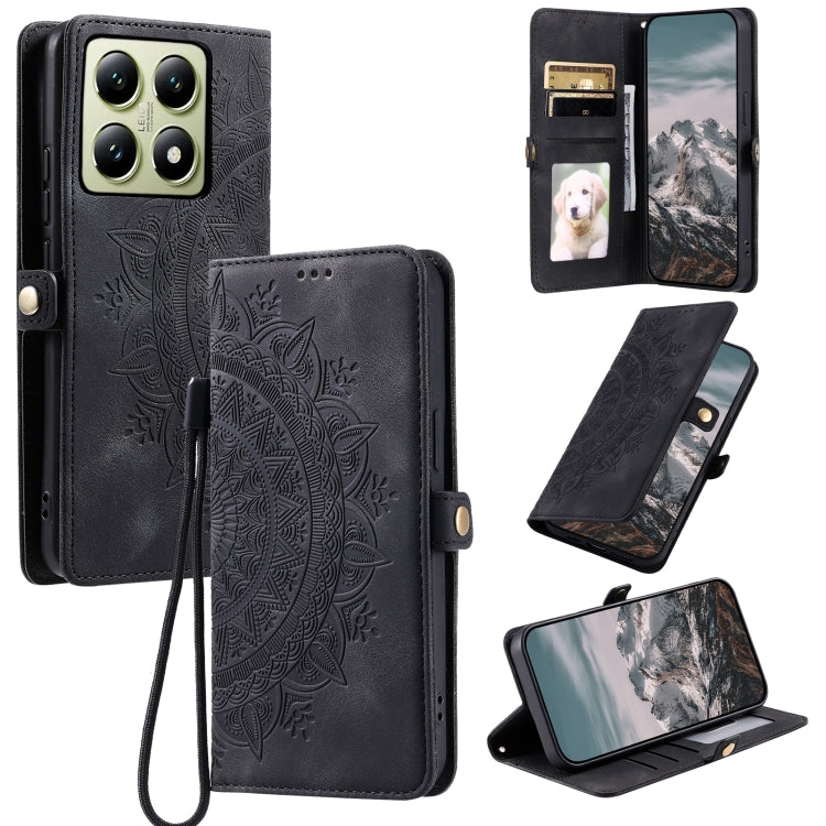 Skin Feel Totem Embossed Leather Phone Case