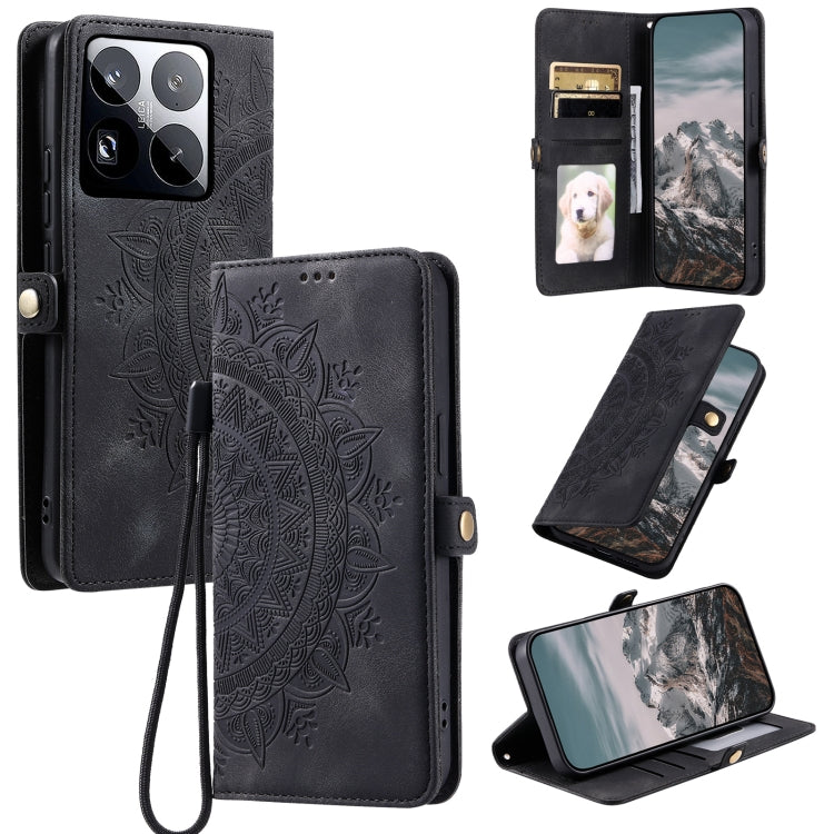Skin Feel Totem Embossed Leather Phone Case