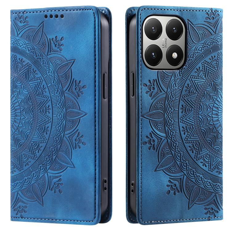 Totem Embossed Magnetic Leather Phone Case, For Xiaomi 15T Pro, For Xiaomi 15T, For Xiaomi 15 Pro, For Xiaomi 15