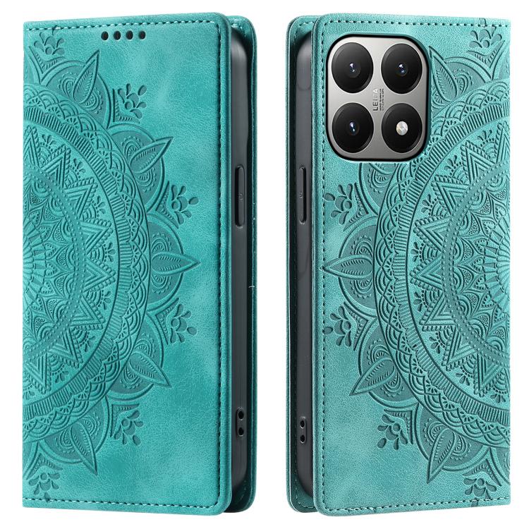 Totem Embossed Magnetic Leather Phone Case, For Xiaomi 15T Pro, For Xiaomi 15T, For Xiaomi 15 Pro, For Xiaomi 15