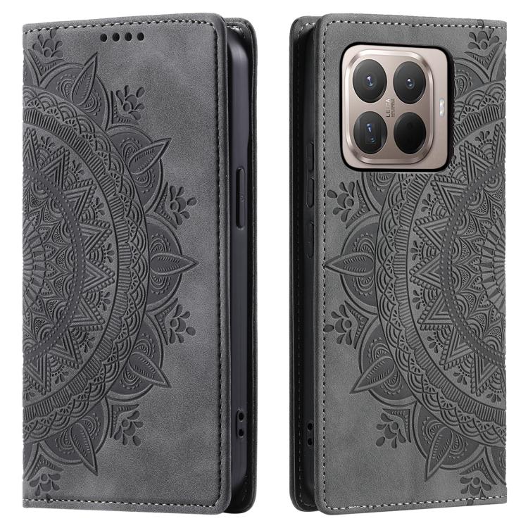Totem Embossed Magnetic Leather Phone Case, For Xiaomi 15T Pro, For Xiaomi 15T, For Xiaomi 15 Pro, For Xiaomi 15